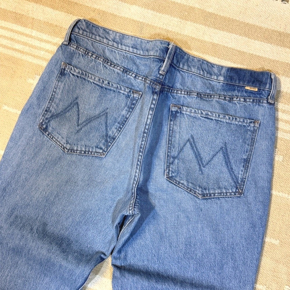 Mother Superior Bookie Flood Deans List Sz 34 Wide Leg Jeans High Rise Plus - Picture 2 of 13